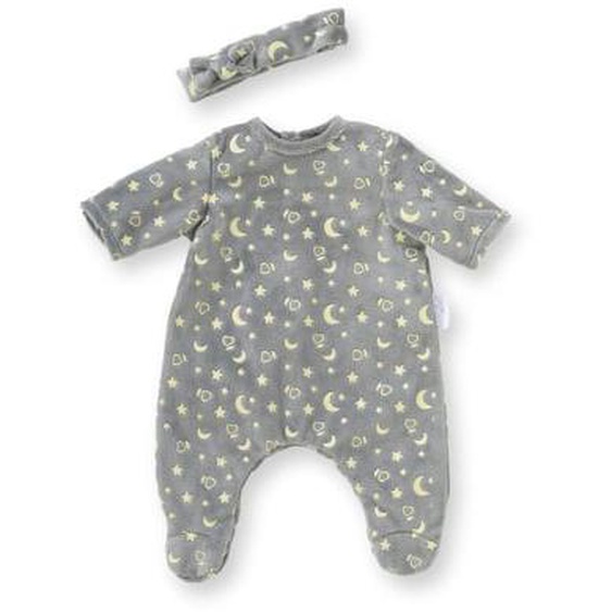 Pyjama Brille dans la Nuit et Bandeau pour Poupon 36cm
