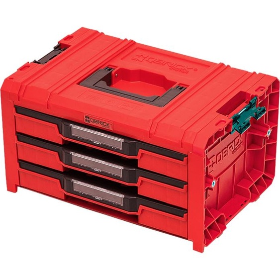 QBrick Qbrick System PRO Drawer 3 Toolbox 2.0 Expert RED UHD Custom