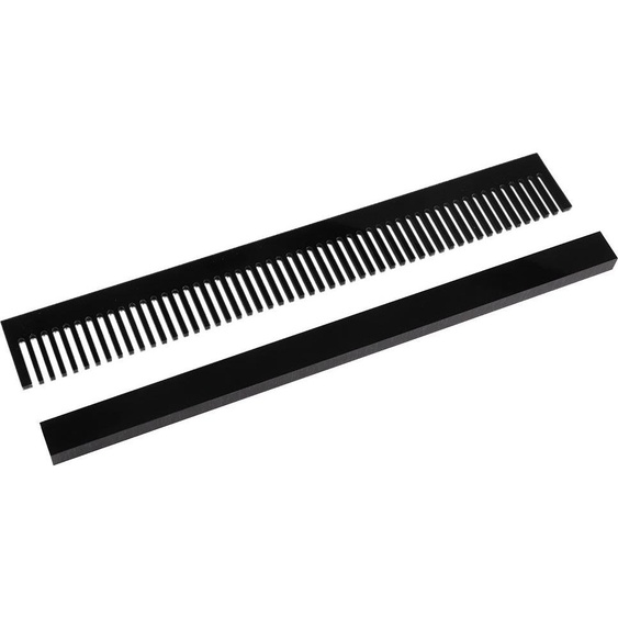 Qcwwy Aquarium Weir déversoir PeingT Noir 320 Mm Longueur de marin pourpropriétaires