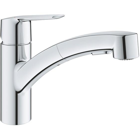 QuickFix Start - Mitigeur dévier avec douchette extractible, chrome 30531001 - Grohe
