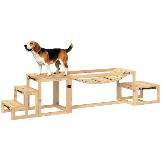 quipements dentranement agilit pour chien kit dquipement dagilit pour chien 3 pices en bois massif bois naturel