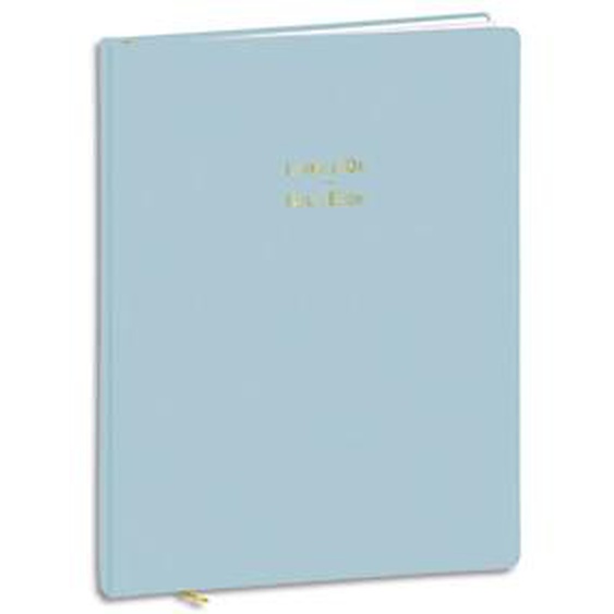 QUO VADIS Livre dor Pastel 27x21cm 128 pages. Couverture effet soft Touch. Coloris bleu