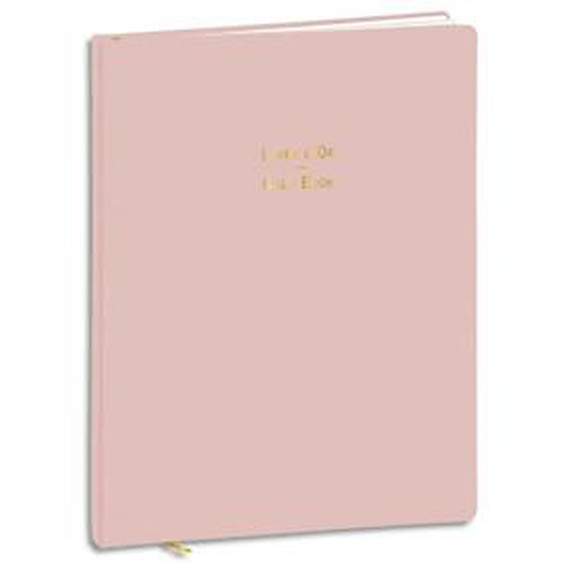 QUO VADIS Livre dor Pastel 27x21cm 128 pages. Couverture effet soft Touch. Coloris rose