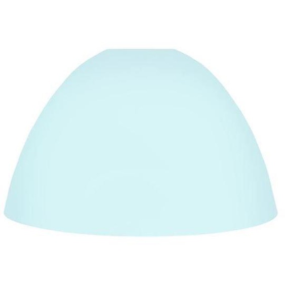 QUOKA-Abat-jour bol métal  cone ouvert arrondie bleu 1 ampoule E27 Style: pop color D25xH15,5cm