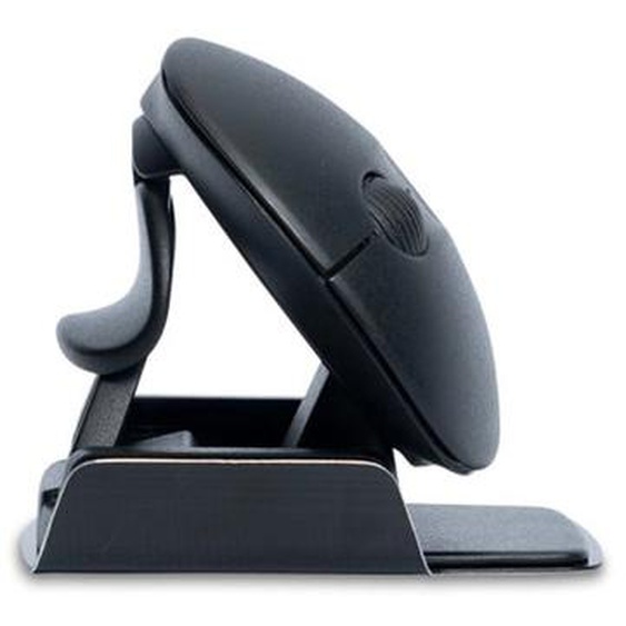 R-Go Tools Souris ergonomique ambidextre Twister pliable sans fil Bluetooth sur batterie rechargeable - Noir