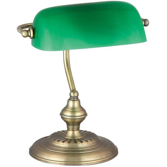 RABALUX BANK 4038 Lampe de bureau Lampe de table Éclairage Métal avec verre vert