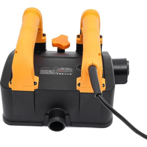 Rabot électrique, puissance 1200 W, profondeur de coupe 1-4 mm, orange