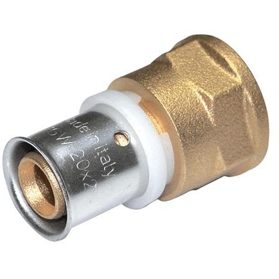 Raccord femelle 32x3 - 11/4 laiton à sertir COMISA 87.13.321