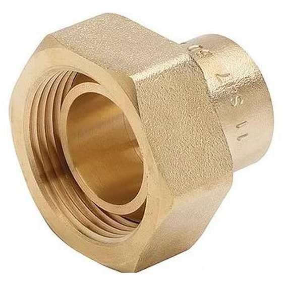 Raccord gaz femelle JSC DN20 1 cuivre CU22 2 pièces BANIDES 2610118