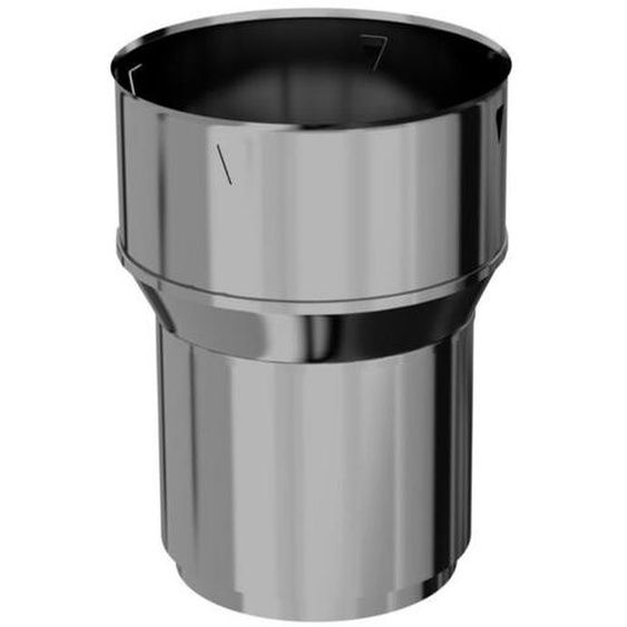 Raccord poêle-tubage flexible inox Ø125(m)x125/131