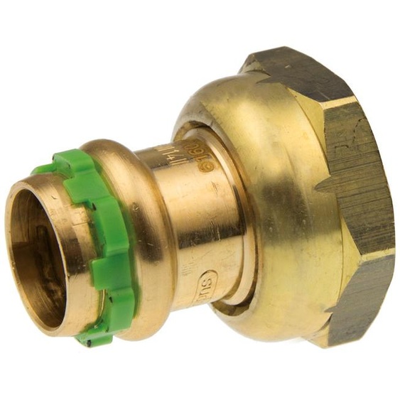 Raccord sudopress SP4359GV en cuivre écrou tournant 35XG1 1/4 femelle-femelle AALBERTS IPS 6671335