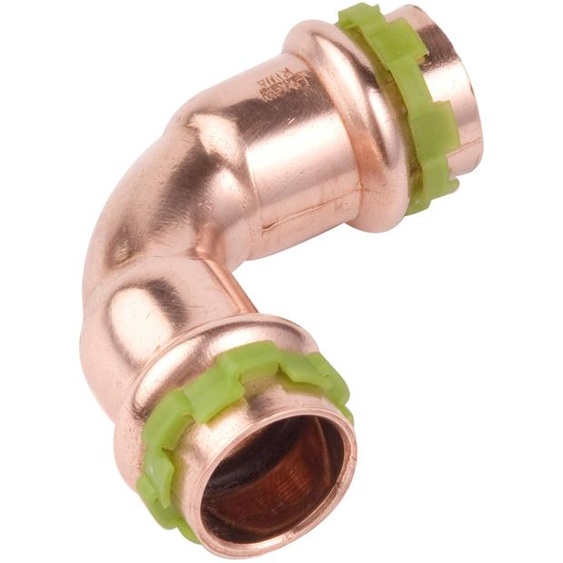 Raccord VSH SudoPress cuivre coude 90° FF 35 mm AALBERTS IPS 6670147