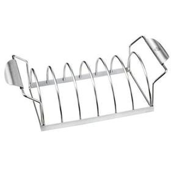 Rack à travers de porc pour barbecue