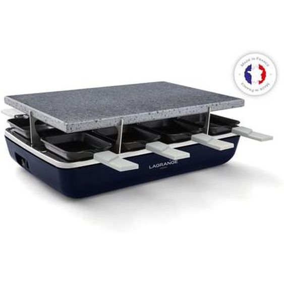 Raclette element bleu abysse pierre de cuisson
