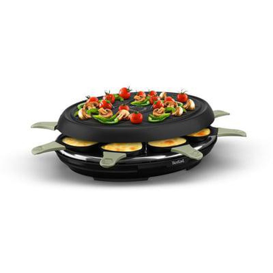 Raclette RE31E810 eco 8 coupelles noir