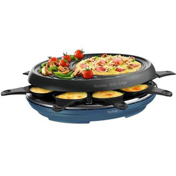 Raclette TEFAL RE310401 Colormania 8 bleu acier
