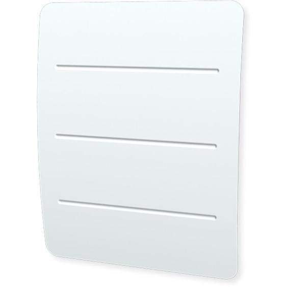 Radiateur à inertie CARRERA - Fonte + Film 1000W - Horizontal - Bombe - Blanc