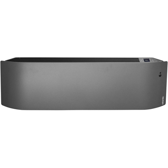 Radiateur connecté lumineux plinthe DIVALI 1500W gris étoilé - ATLANTIC - 507633