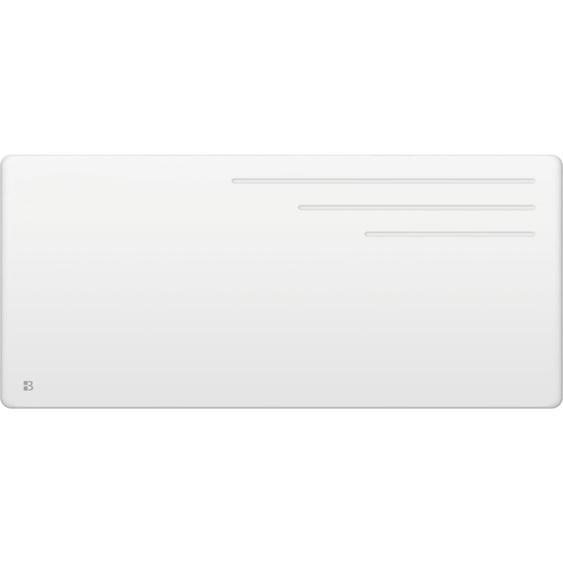 Radiateur électrique fixe à inertie sèche fonte 2000W Bestherm MOTU horizontal blanc