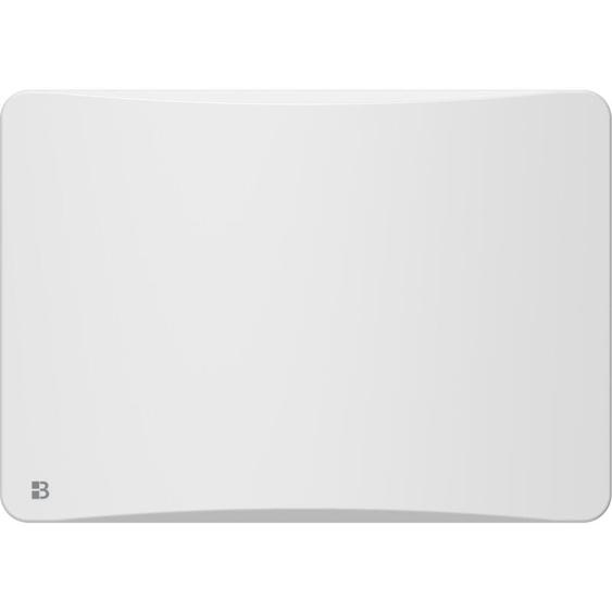 Radiateur électrique fixe à inertie sèche fonte + film avec thermostat interchangeable 1000W Bestherm ALMEA horizontal blanc