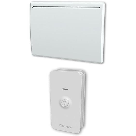 Radiateur électrique lcd céramique blanc 1000W uno connecté