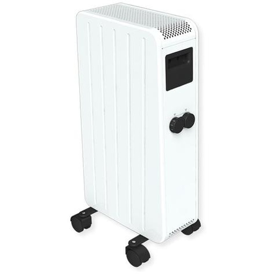 Radiateur Électrique LCD Céramique Blanc 1500W MOBILE