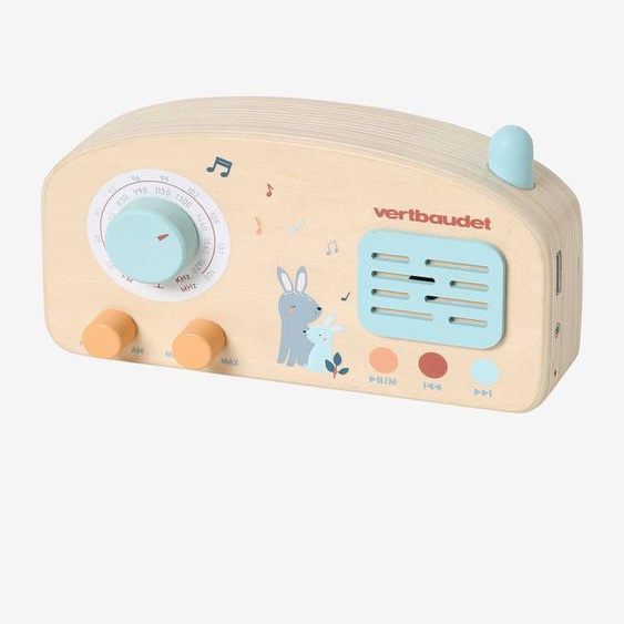 Radio musicale en bois FSC® LES AMIS DE LA FORÊT bois