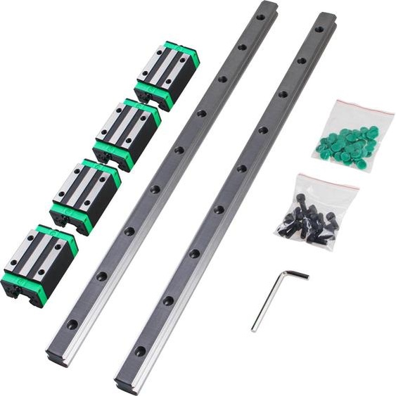 Rail linéaire, ingénierie de précision, construction durable, 1500mm, 2rail 4HGH20CA