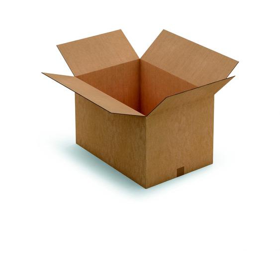 RAJA Caisse américaine carton double cannelure - L.65 x l.45 x H.40 cm - Kraft brun - Lot de 10