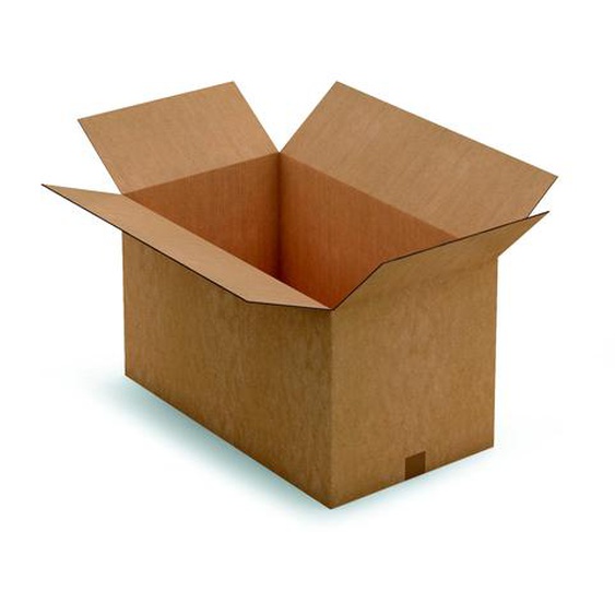 RAJA Caisse américaine carton double cannelure - L.70 x l.40 x H.40 cm - Kraft brun - Lot de 10
