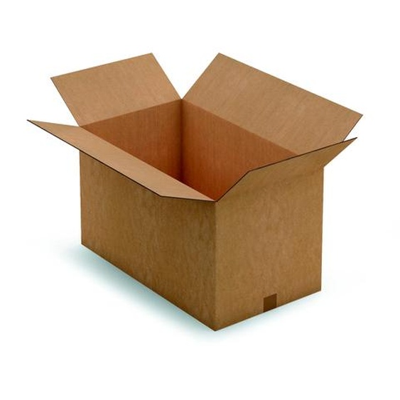 RAJA Caisse américaine carton double cannelure - L.70 x l.40 x H.40 cm - Kraft brun - Lot de 10