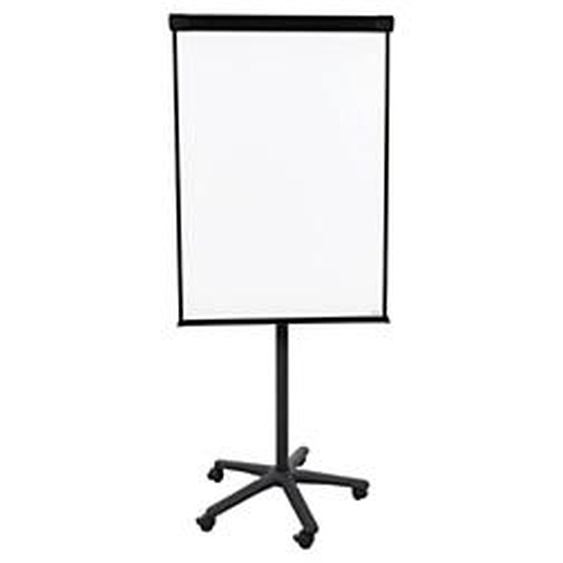 RAJA Chevalet de conférence mobile tableau magnétique effaçable à sec avec 2 bras extensibles