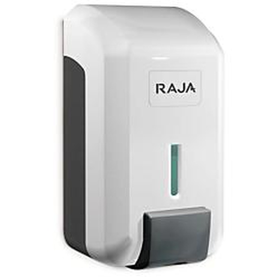 RAJA Distributeur de savon liquide et gel hydroalcoolique en cartouche de 750 ml - Blanc