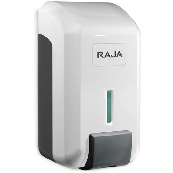 RAJA Distributeur de savon liquide et gel hydroalcoolique en cartouche de 750 ml - Blanc