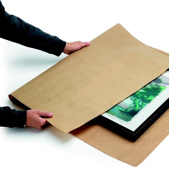 RAJA Papier kraft naturel Super 70 g/m² - Ramette de 250 feuilles 80 x 120 cm - Marron