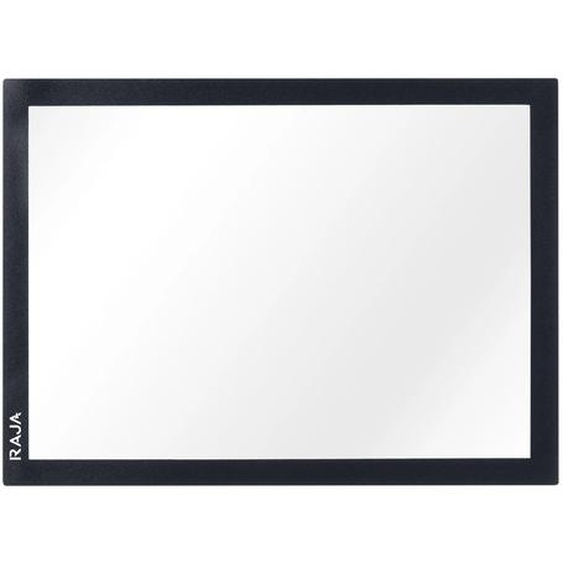 RAJA Pochette murale Cadre daffichage adhésif A4 - Cadre noir - Lot de 2