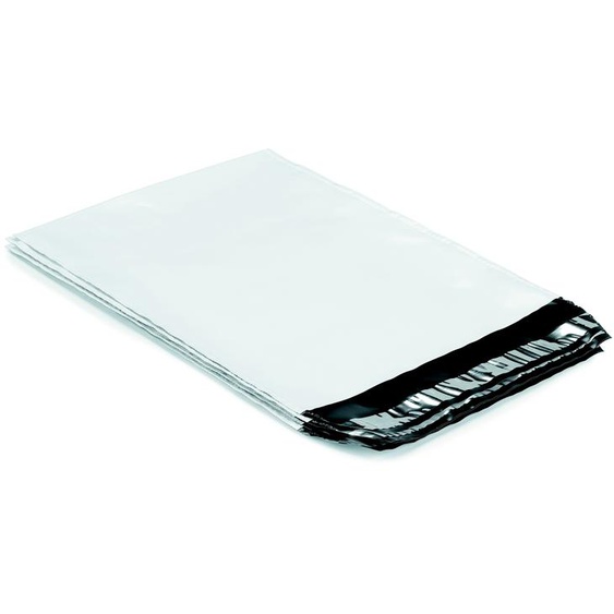 RAJA Pochette plastique dexpédition opaque 330 x 400 mm 80 microns - fermeture adhésive - Lot de 100