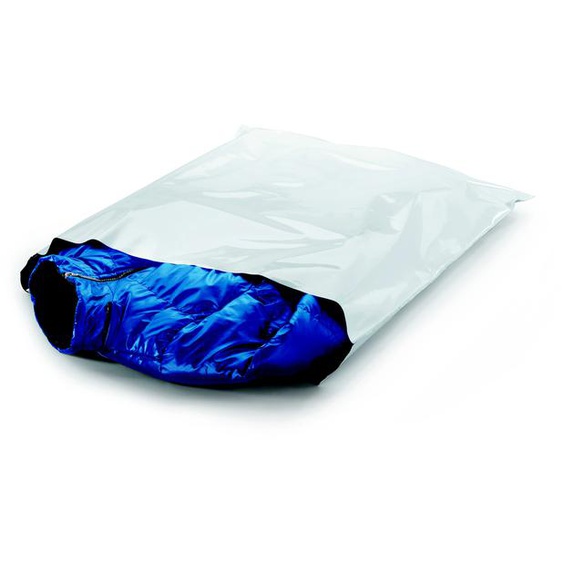 RAJA Pochette plastique dexpédition opaque 510 x 600 mm 80 microns - fermeture adhésive - Lot de 100
