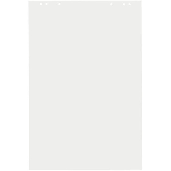 RAJA Recharge chevalet papier recyclé blanc uni 60g - L.65 x H.100 cm - Bloc 48 feuilles - Lot de 5