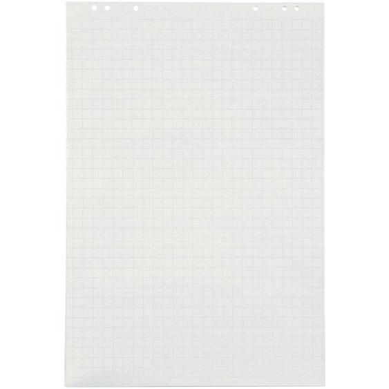 RAJA Recharge chevalet papier standard blanc quadrillé 70g - L.65 x H.98 cm - Bloc de 25 feuilles