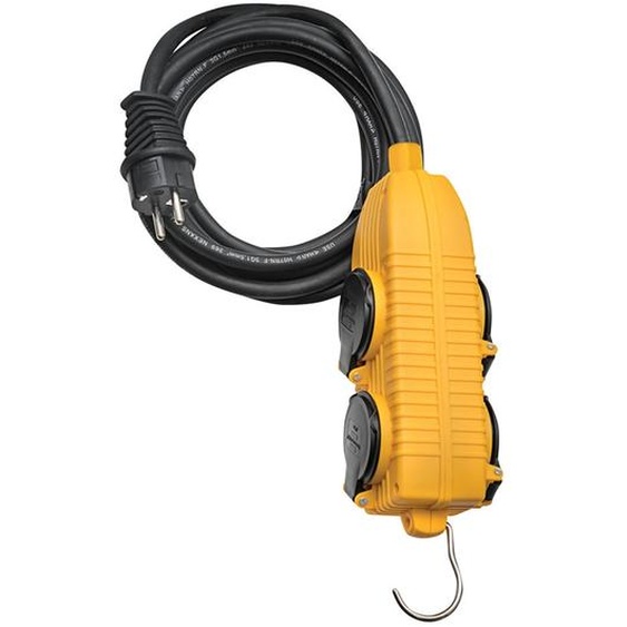 Rallonge électrique Brennenstuhl, Powerblock 4 prises à clapets, protection IP44, câble 10m H07RN-F 3G1,5