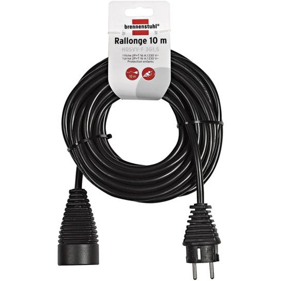 Rallonge électrique pro Brennenstuhl, noire, 10 m