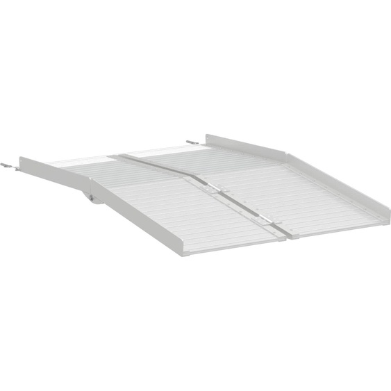 Rampe pour fauteuil roulant 270 kg Argenté 270 kg Aluminium
