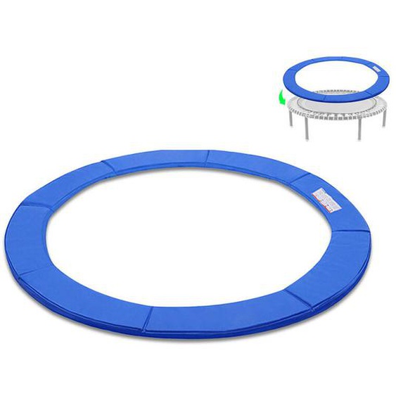 Swanew Coussin de Protection pour Trampoline de Remplacement Trampoline Couverture Rembourrage résistant aux intempéries et uv Anti-déchirure Bleu