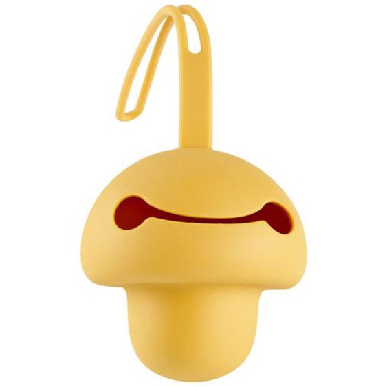 Range Tétine En Silicone Jaune Miel