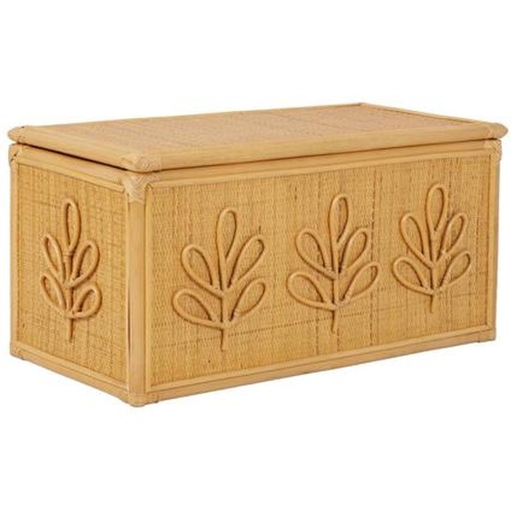 Coffre À Jouets Enfant Bohème En Rotin - 80 X 40 X 40 Cm - Arlo Rotin Naturel