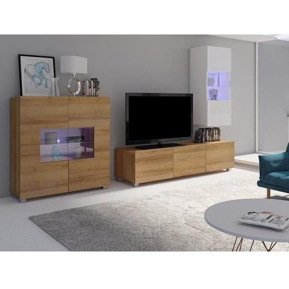 Rangement de salon - Rangement de salon Providence B111  160058 - Blanc - 250x43cm