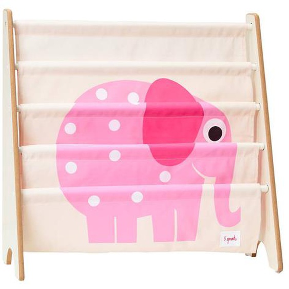 Rangement Livres Éléphant Rose