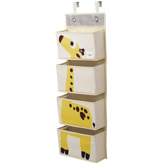 Rangement Mural Girafe Jaune