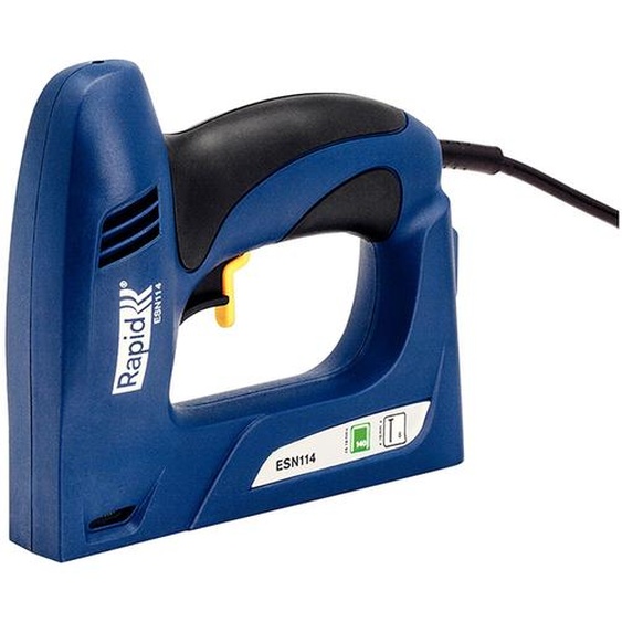 Rapid 5000131, Pistolet à clous/agrafes, Magasin droit, Noir, Bleu, Métal, Plastique, Elastomère thermoplastique (TPE), 20 coups/min, 6 mm